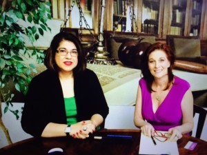 Sujata is interviewed by attorney Tammy Saltzman. 